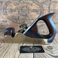 N640 UNIQUE! Antique GUNMETAL & TAS BLACKWOOD infill SMOOTHING plane