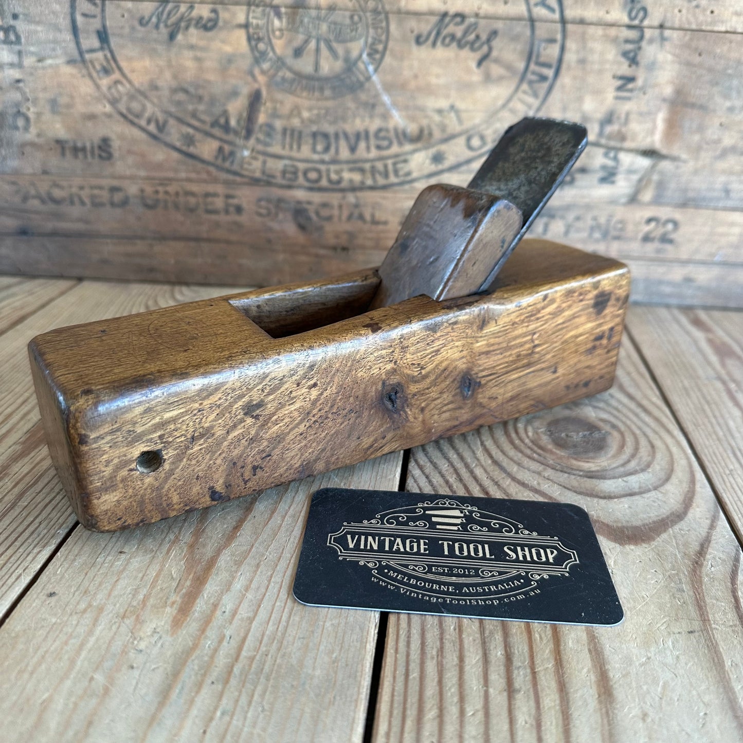 Y1061 Antique FRENCH Live Oak COOPERS Hollowing PLANE