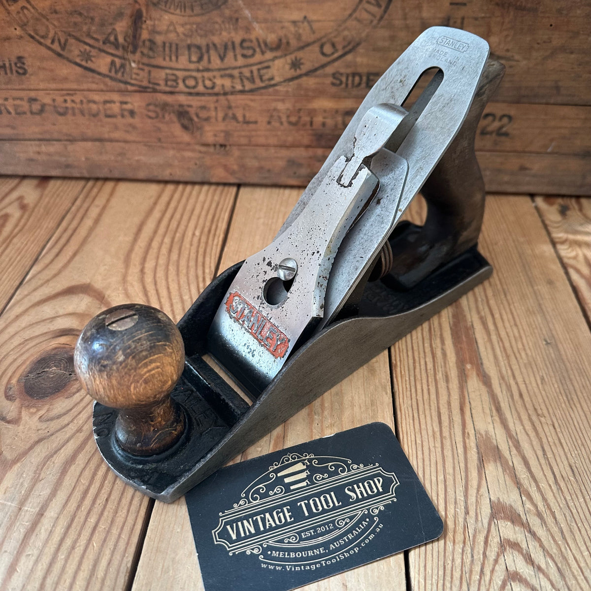 H2576 Vintage STANLEY AUSTRALIA No.4 PLANE