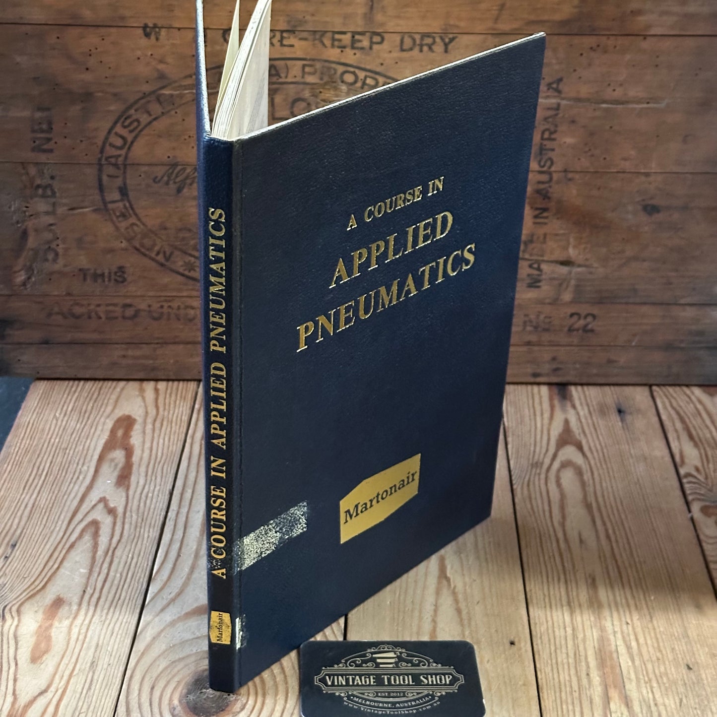 XBN123 Vintage 1972 BOOK A Course in APPLIED PNEUMATICS by Martonair Limited
