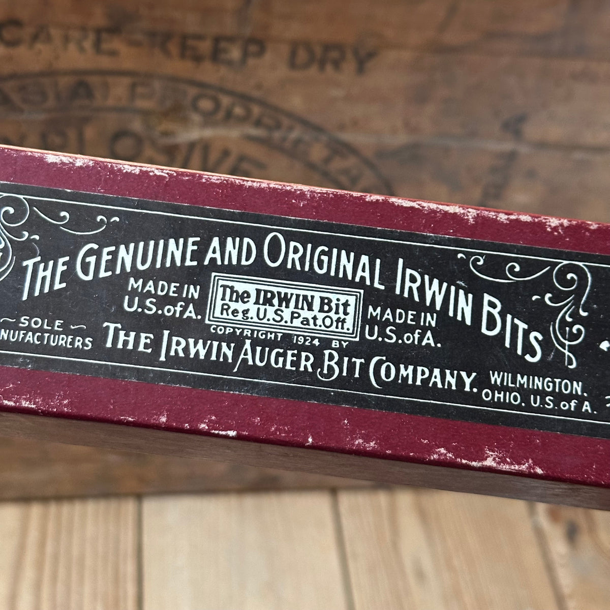 SOLD. N1836 NEW OLD STOCK! Vintage IRWIN USA No.22 expansive DRILL BIT IOB