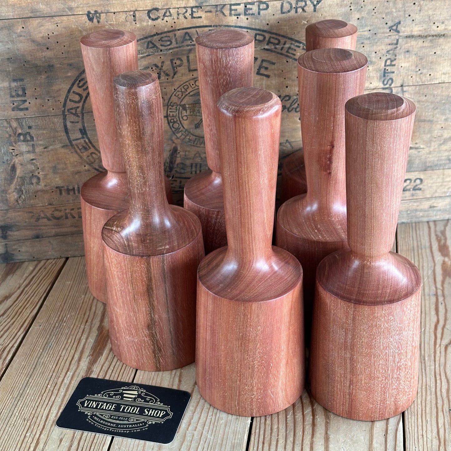 TR184-TR188 NEW! 1x Large QLD Yanderra hardwood carvers MALLET by Tony Ralph