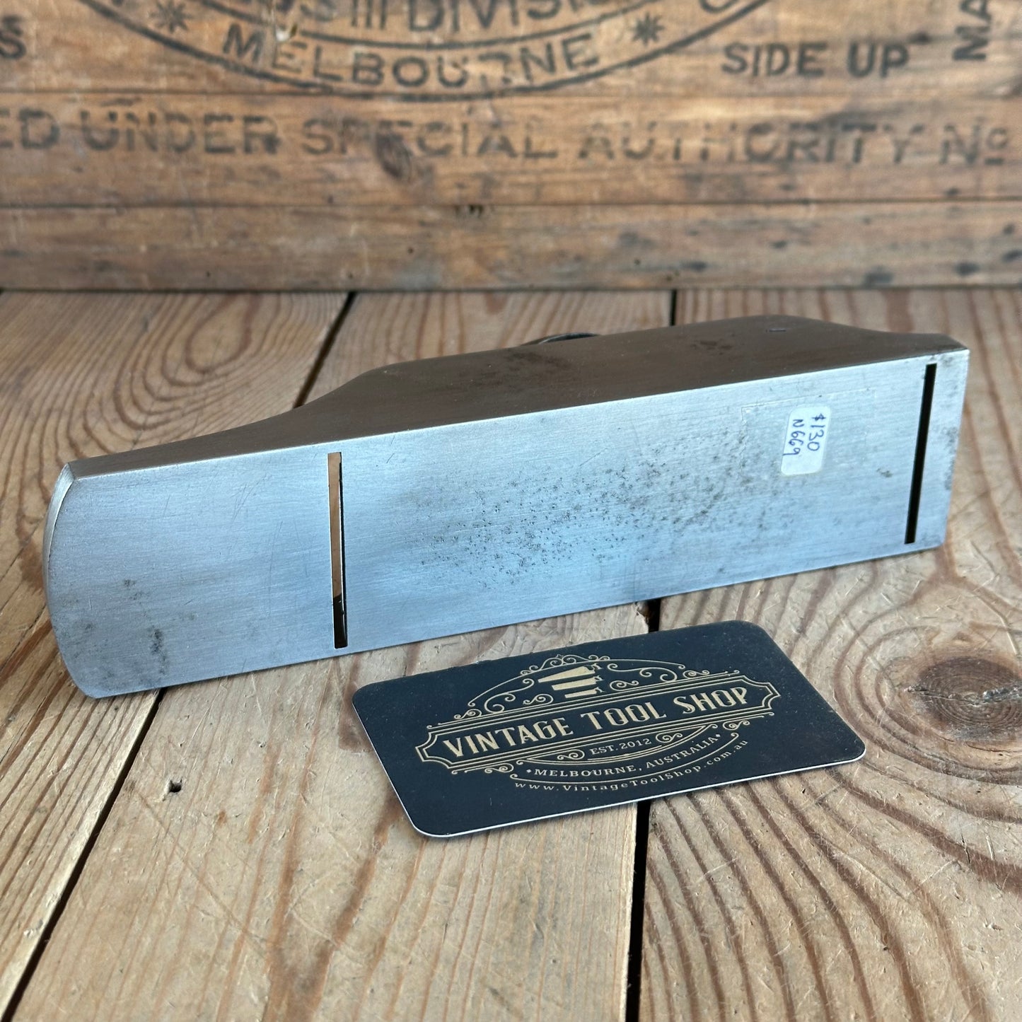 N669 Vintage STANLEY UK No.130 double ended duplex BLOCK PLANE