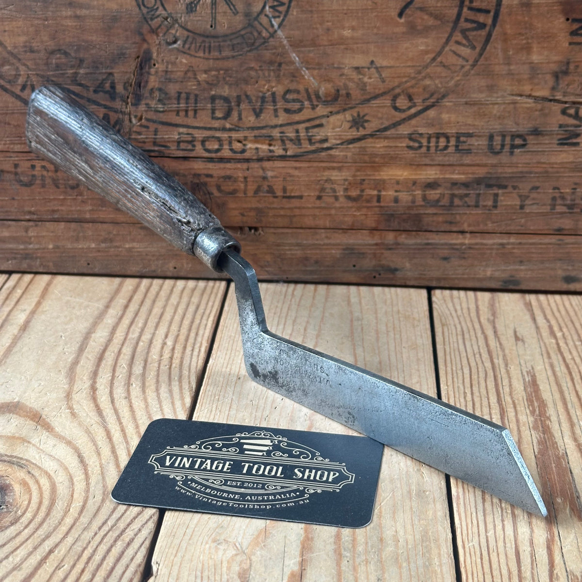 H2178 Vintage 5.5”JOSEPH TYZACK Tuckpointing TROWEL