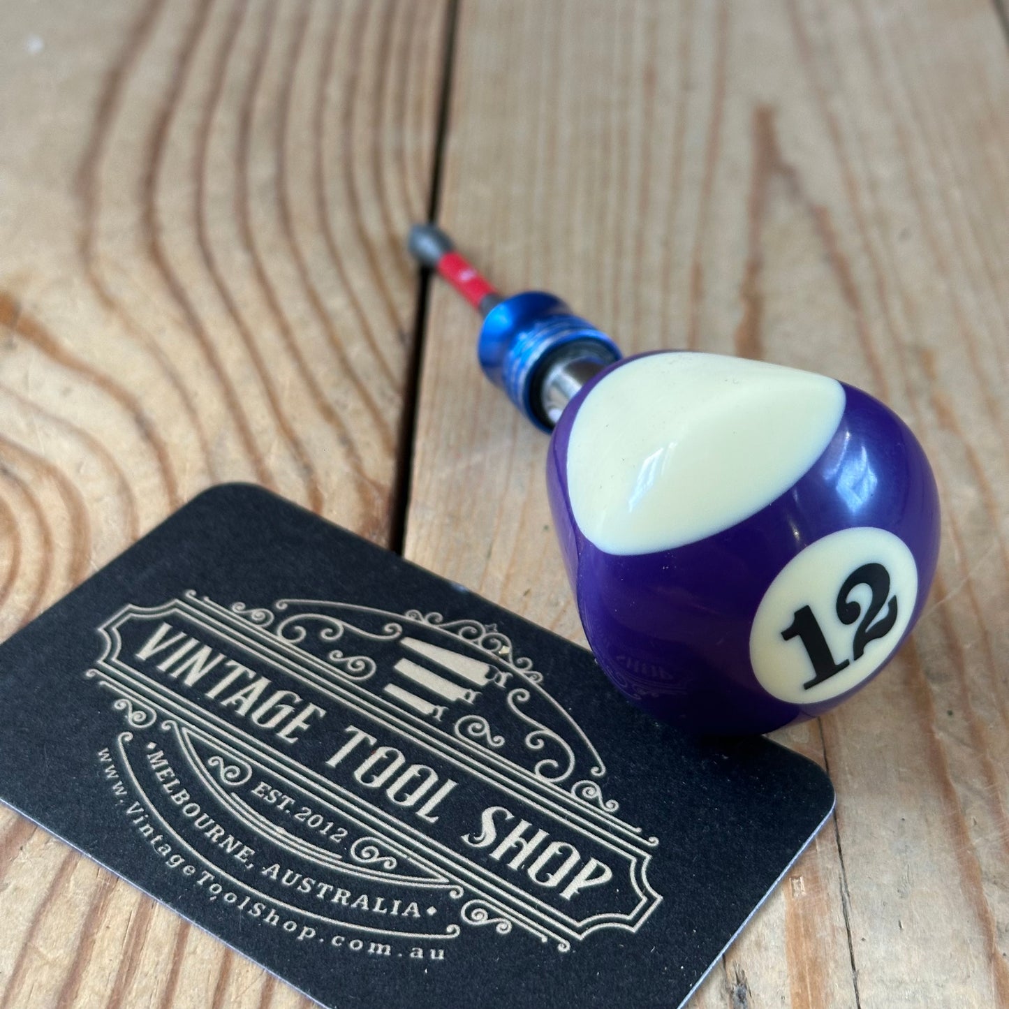TR NEW! Repurposed POOL BALL HEX TIP DRIVER by Tony Ralph