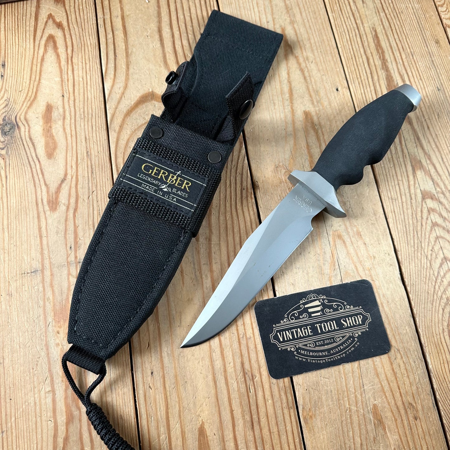 K35 COOL! Vintage GERBER USA LMF Infantry KNIFE 1993-96 vintage