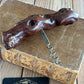 H880 VintaGRAPEVINE wooden handle BOTTLE OPENER CORKSCREW