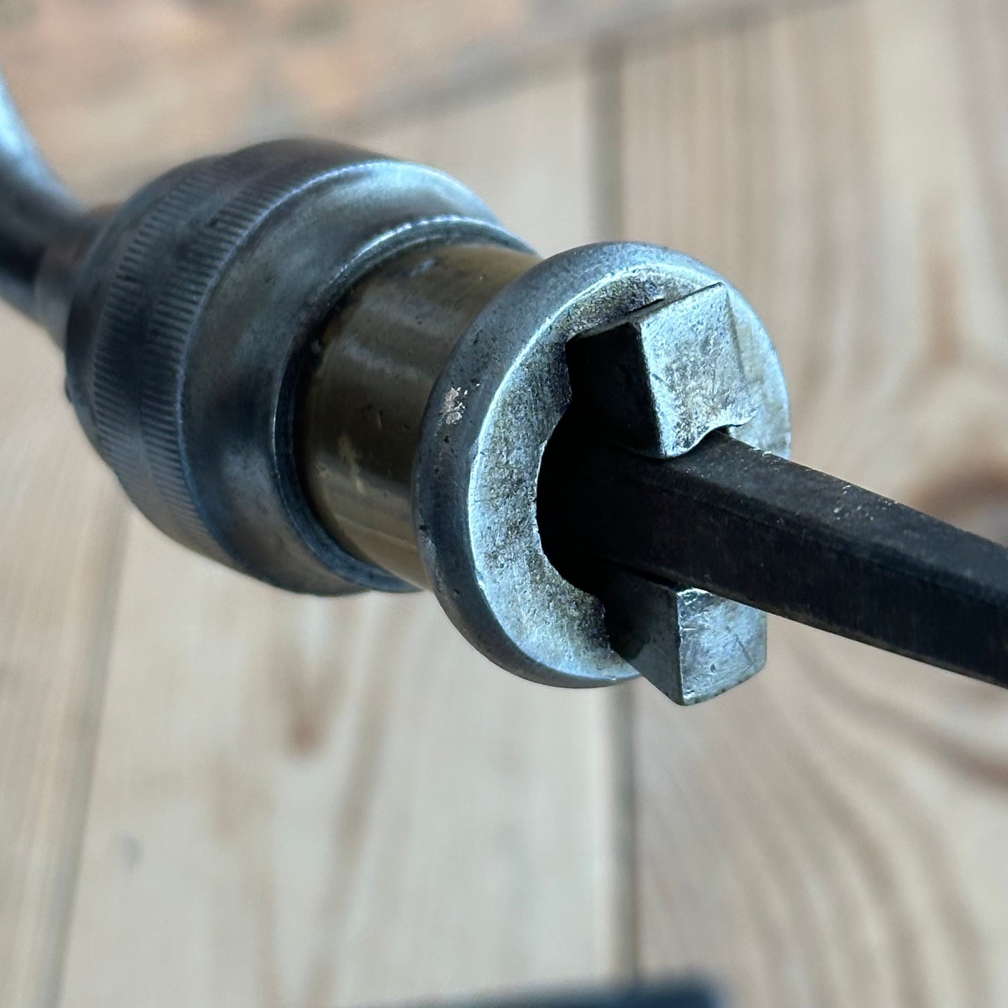 SOLD. H2007 EARLY! Antique 1867-1878 MILLERS FALLS USA No.4 ROSE CHUCK BRACE DRILL