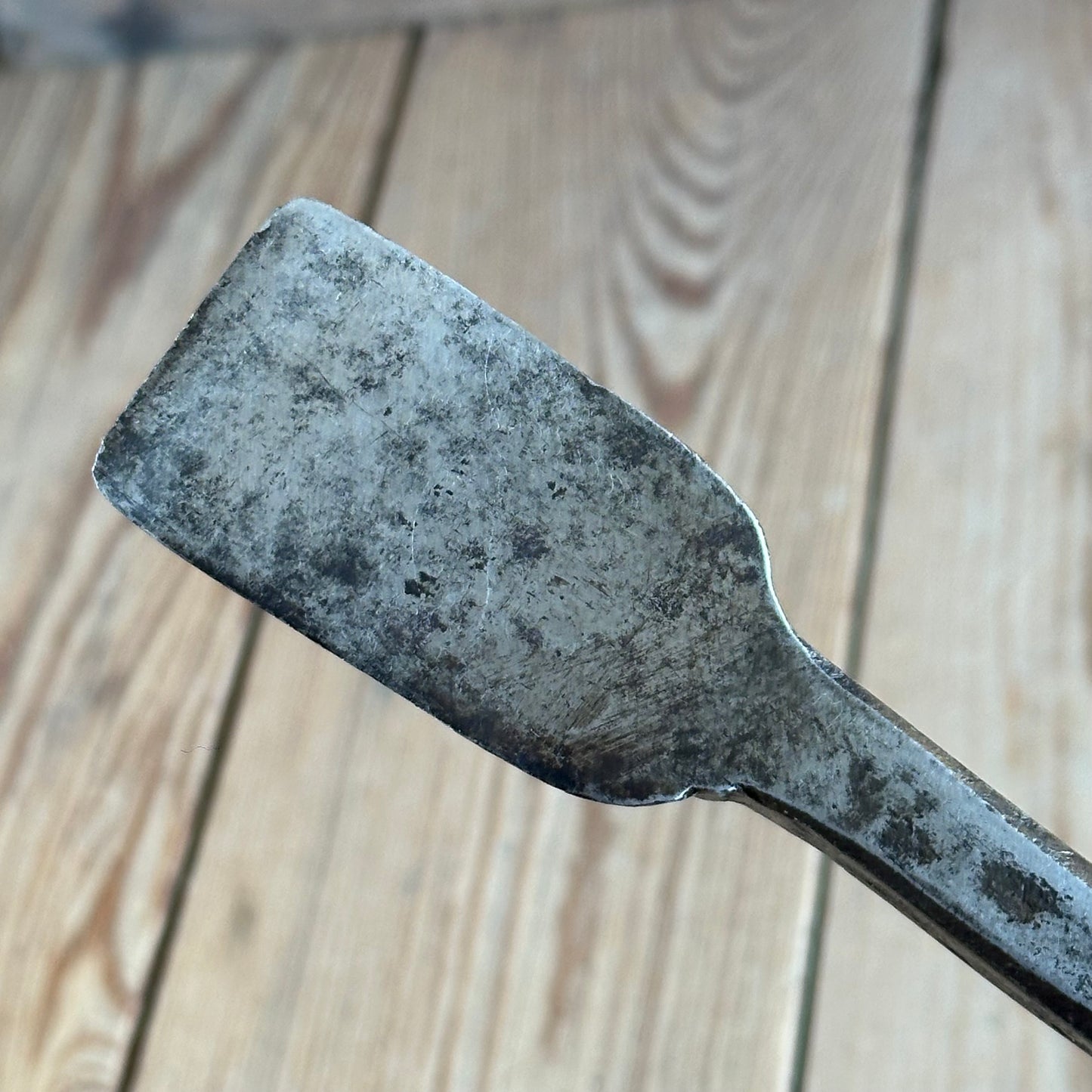 D1907 ANCIENT! Large antique EUROPEAN 460mm long necked SLICK CHISEL