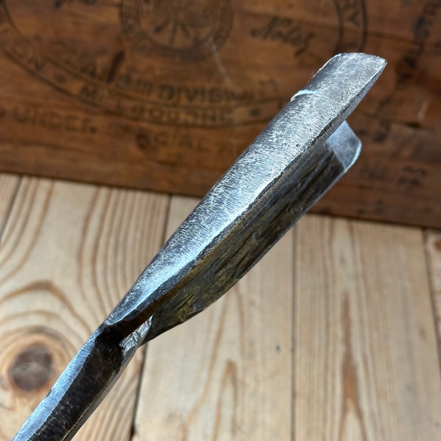 D1890 ANCIENT! Large Antique 60mm EUROPEAN GOUGE Carving CHISEL