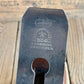 N1156 Antique HEAVY CAST INFILL SMOOTHING plane TAS BLACKWOOD STUFFED