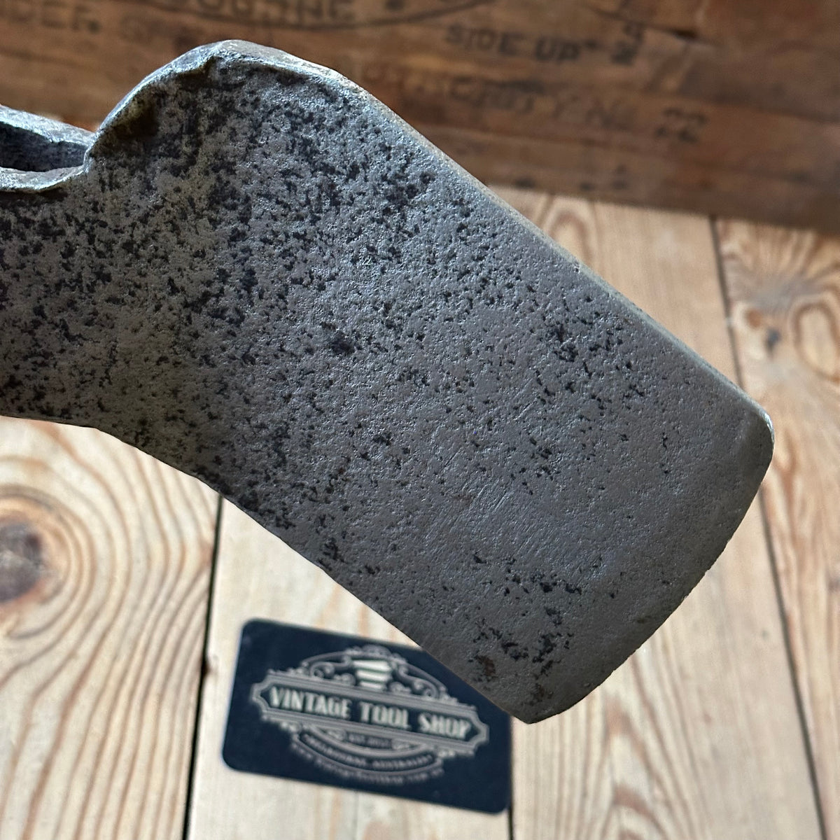 Y237 COOL! Antique French pattern MINERS axe head