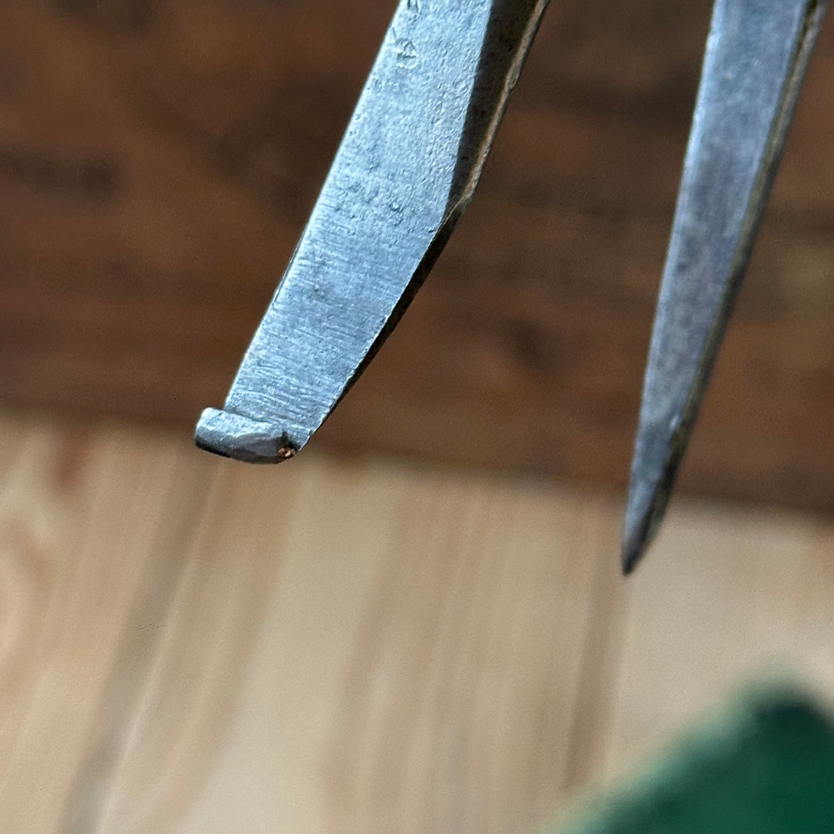 H2541 Vintage T.DIXON & Sons LEATHER grooving COMPASS marking knife TIMBER SCRIBE