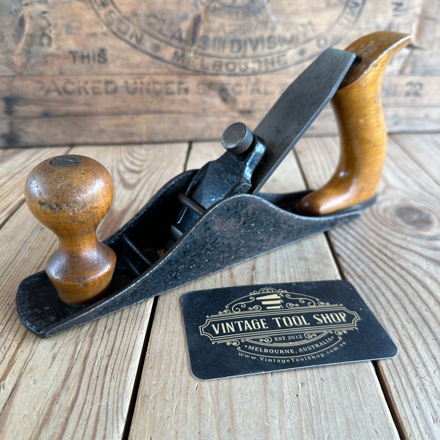 N1172 Vintage STANLEY USA circa 1910 No.40 scrub PLANE