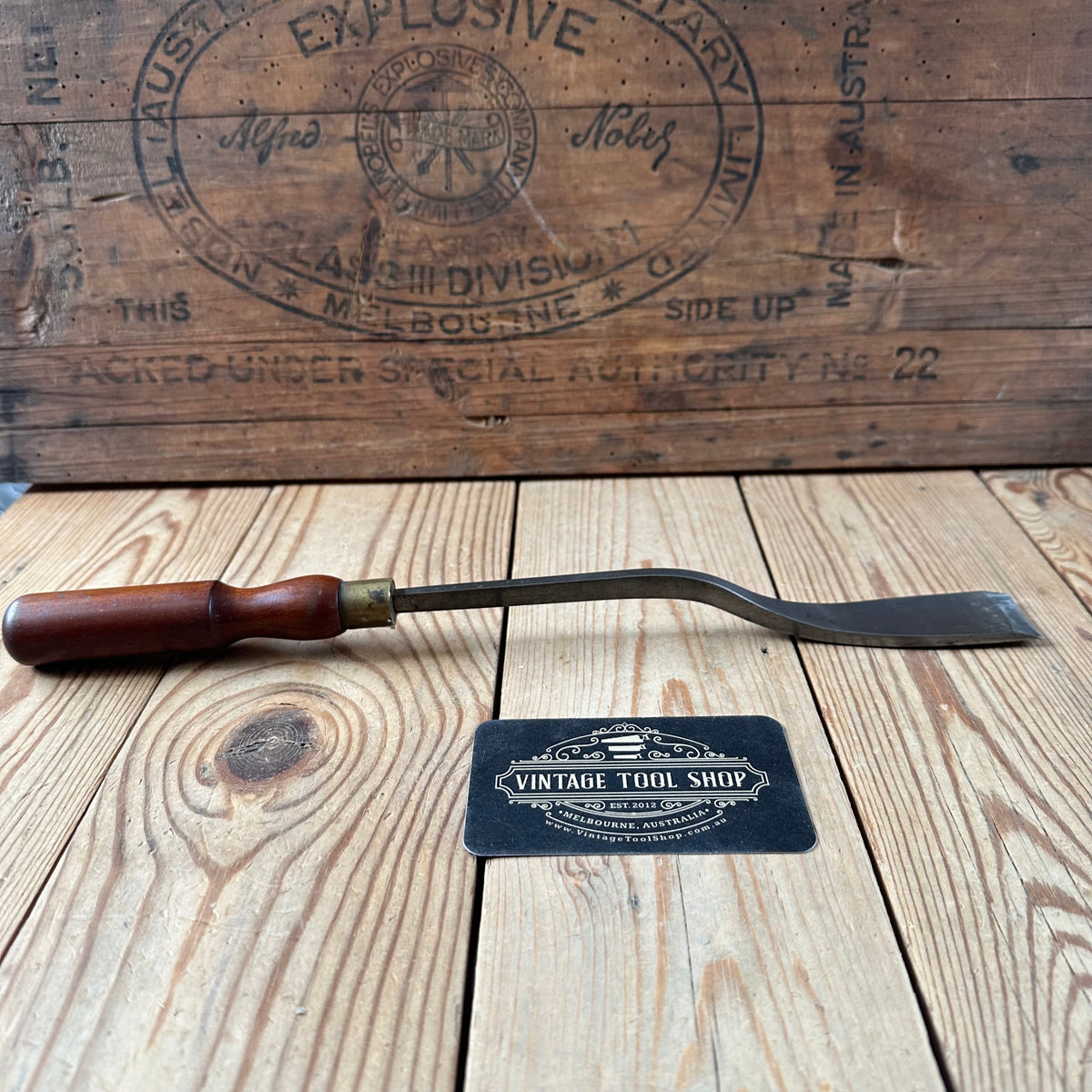 N780 Vintage  BENT SPOON GOUGE Carving CHISEL