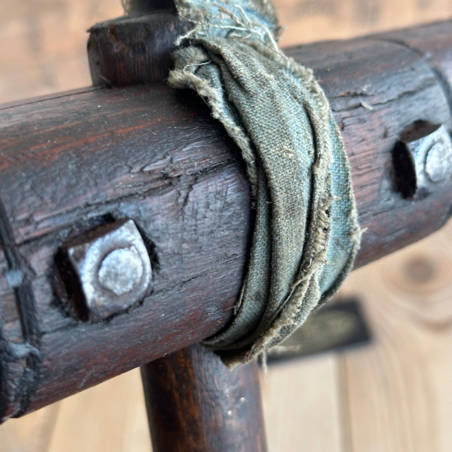 H2343 Antique CAULKING MALLET shipwrights tool