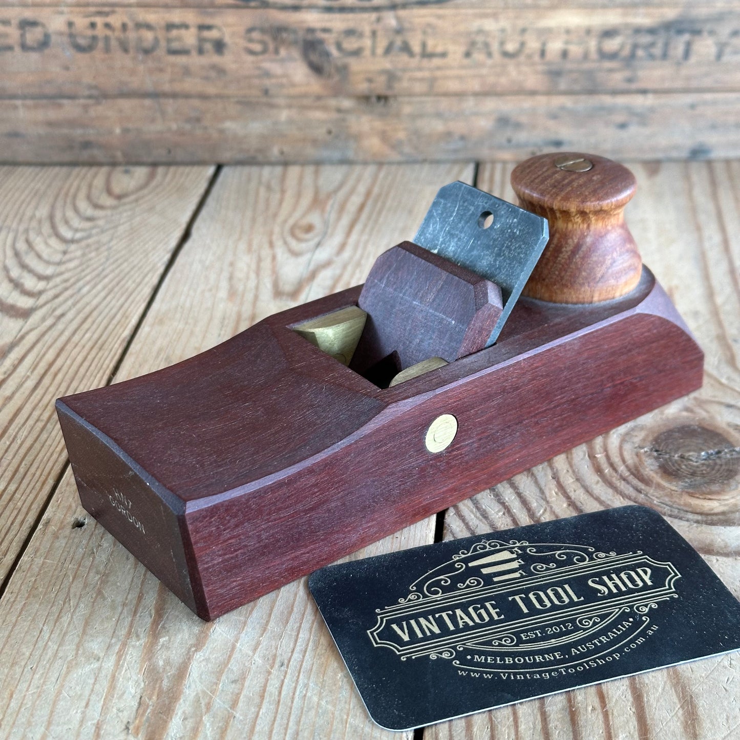 N1130 Contemporary Australian HNT GORDON Cooktown Ironwood AUSSIE  BLOCK PLANE