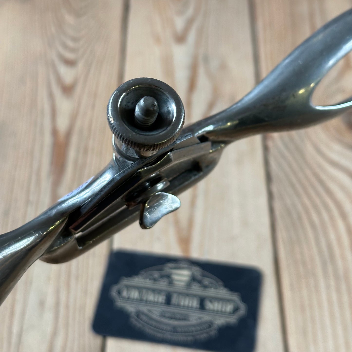 D2066 COOL! Vintage EDWARD PRESTON England flat base SPOKESHAVE Copy! spoke shave