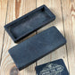 D379 Vintage Fine Norton India sharpening STONE in Mahogany Box