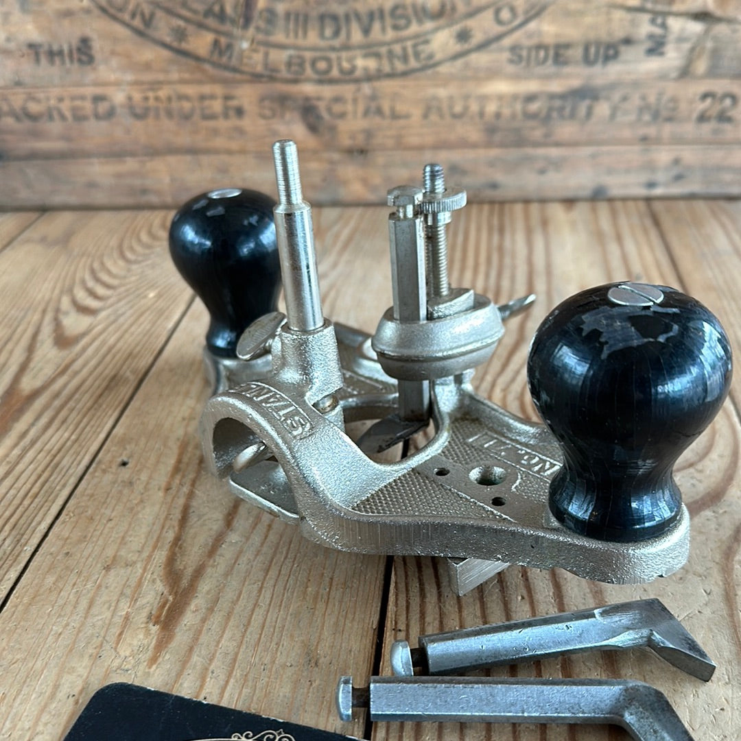 N702 Vintage STANLEY England No.71 Router PLANE IOB