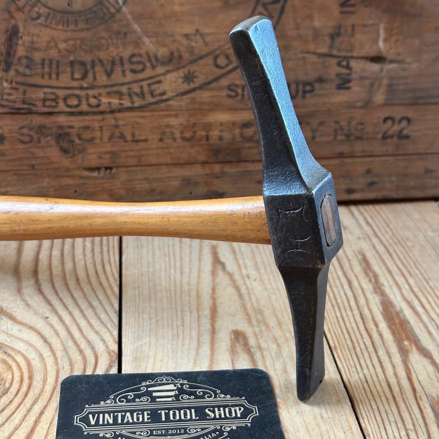 D1832 Vintage DOUBLE FACE Metalworking HAMMER