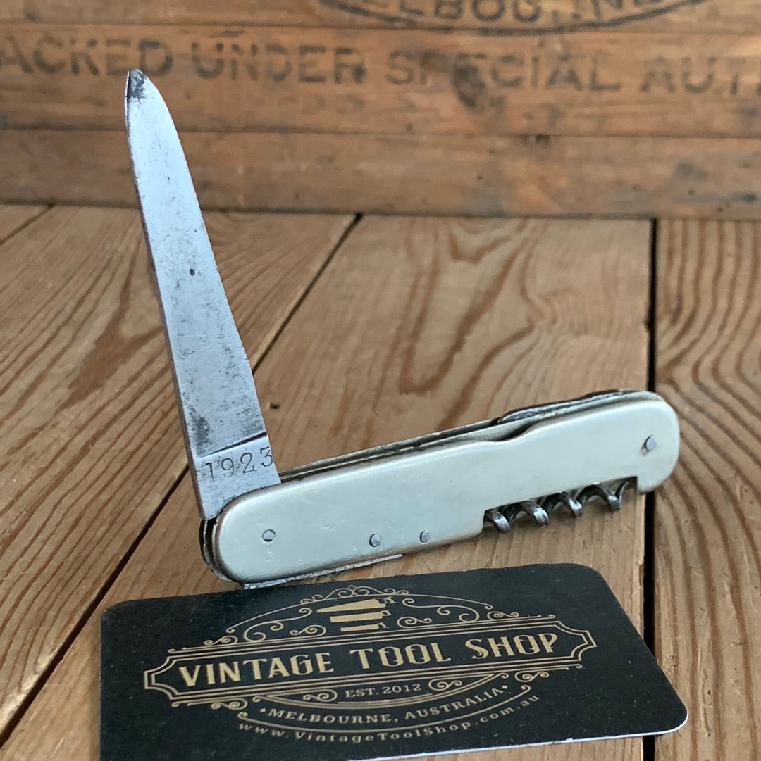 SOLD D1275 Vintage 100 year old 1923 folding POCKET KNIFE by THOMAS TURNER Sheffield