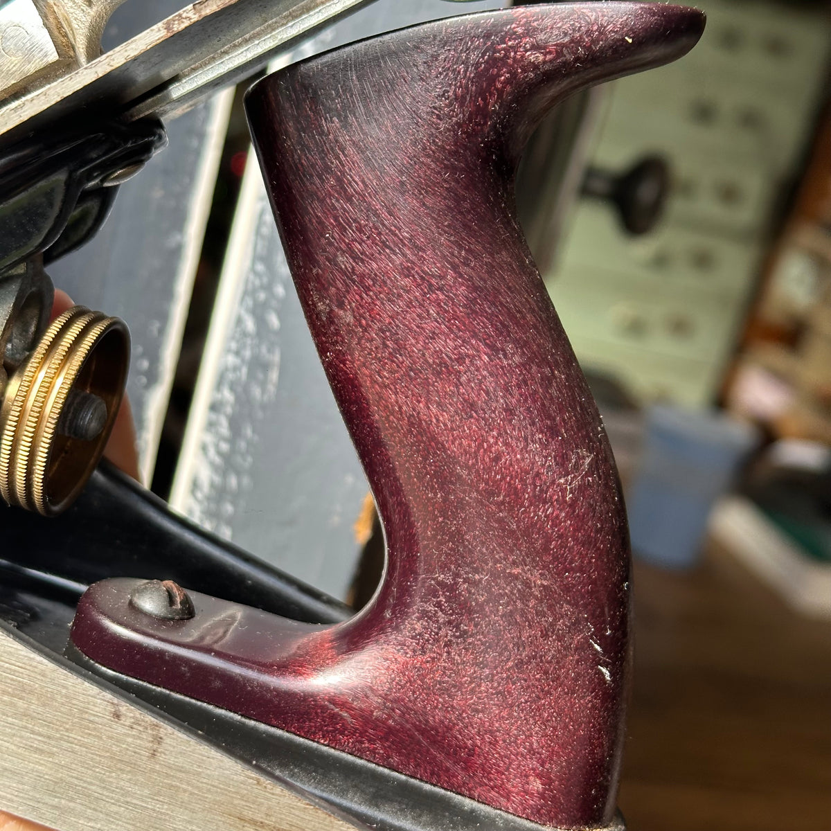 N1822 TIDY! Vintage STANLEY England No.4 1/2 smoothing PLANE