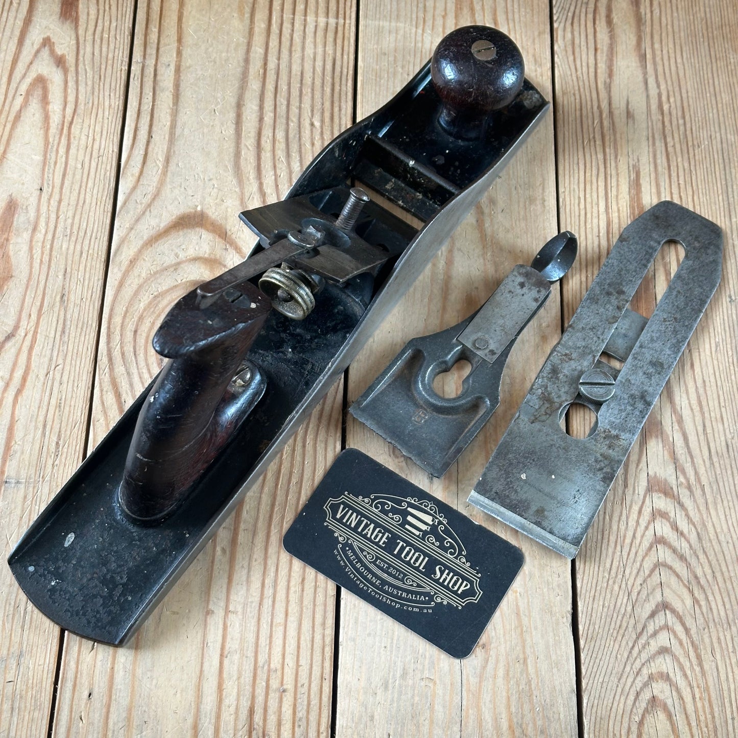 H2575 Vintage STANLEY No.5 Type 5 1885-88 jack PLANE AS IS
