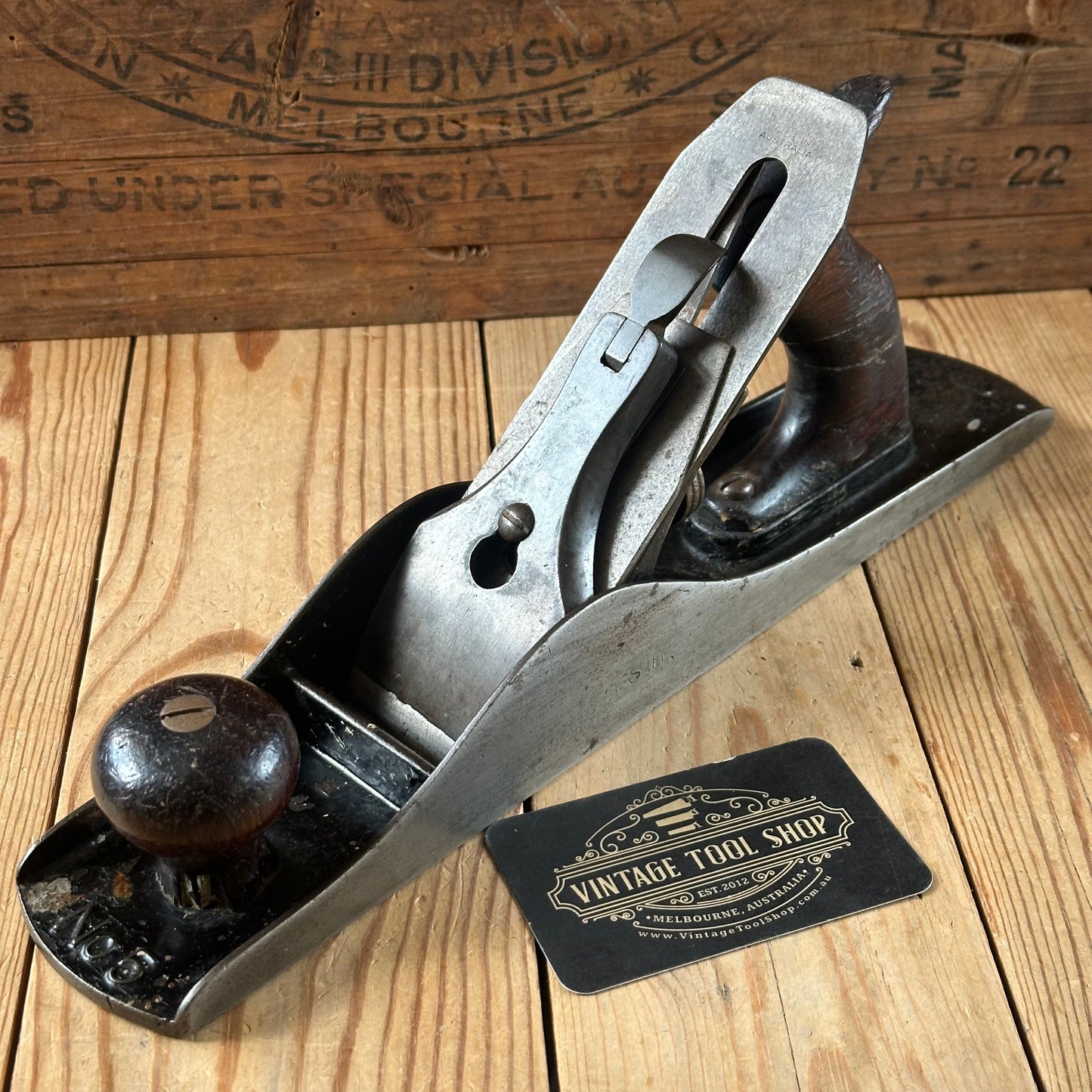 H2575 Vintage STANLEY No.5 Type 5 1885-88 jack PLANE AS IS