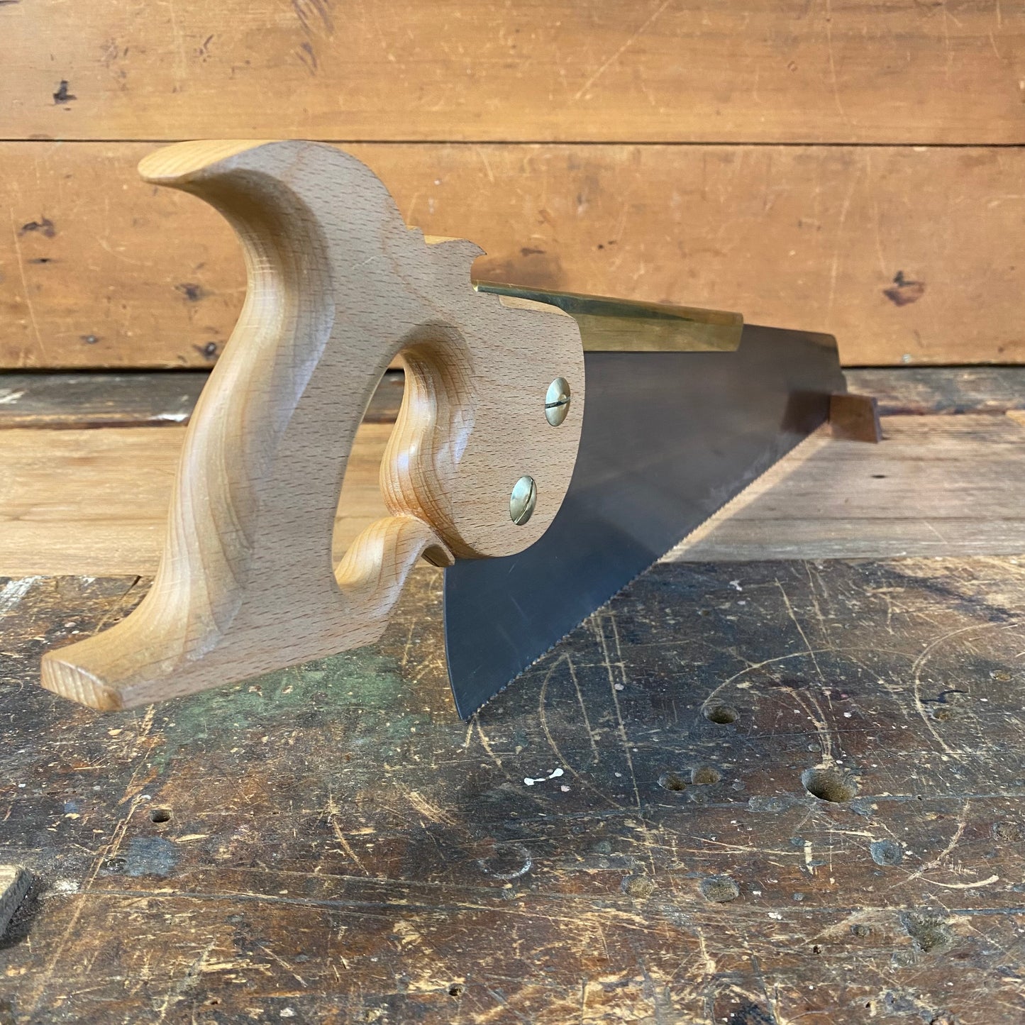 VHS24 HERITAGE SAWS Melbourne 16” HAMPTON 11ppi XCUT Half Back SAW with ENGLISH BEECH handle