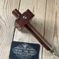 H2508 Vintage MARPLES Sheffield Mahogany & BRASS Mortise marking GAUGE