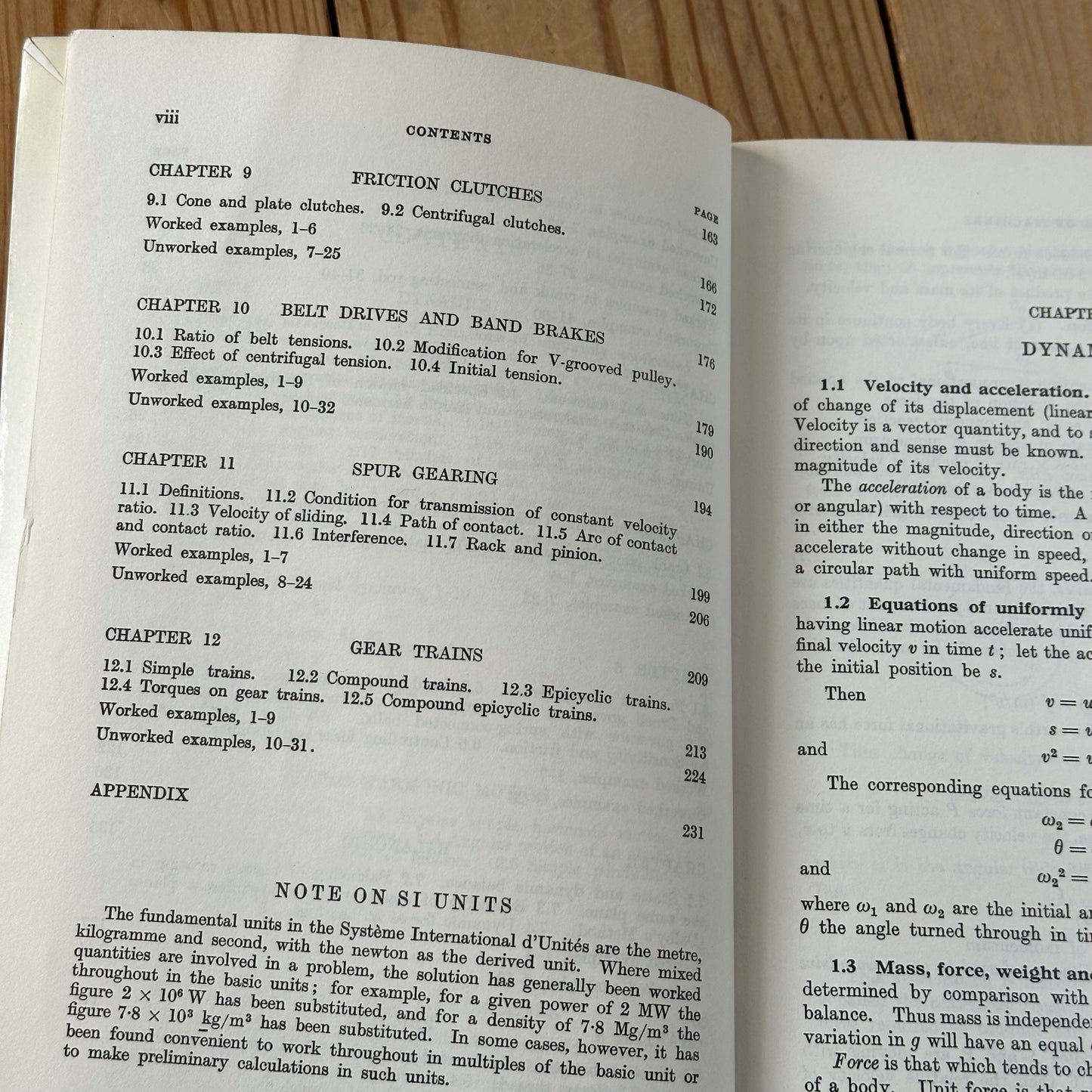 XBN31 Vintage 1970 BOOK MECHANICS of MACHINES, elementary theory and examples by J.Hannah & R.C.Stephens 3rd edition SI units