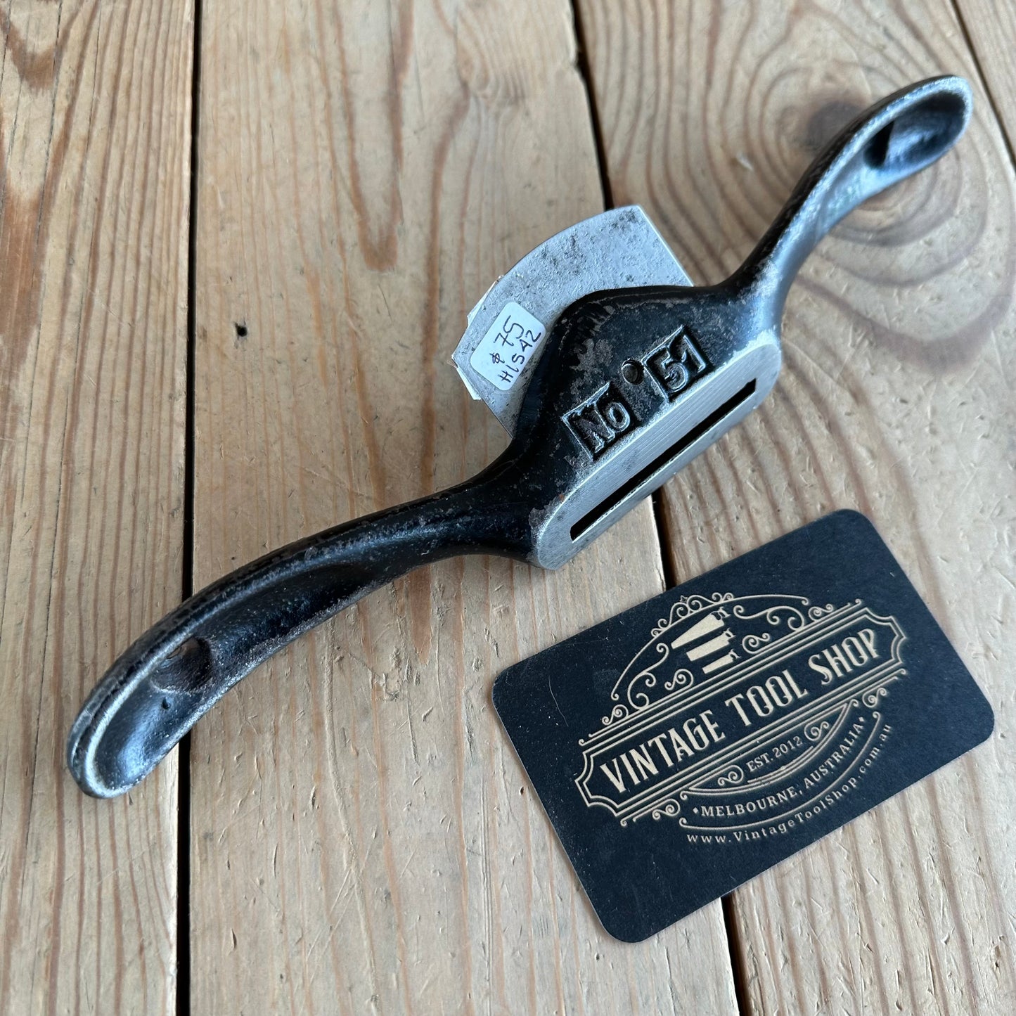 H1542 Vintage No.51 flat base SPOKESHAVE