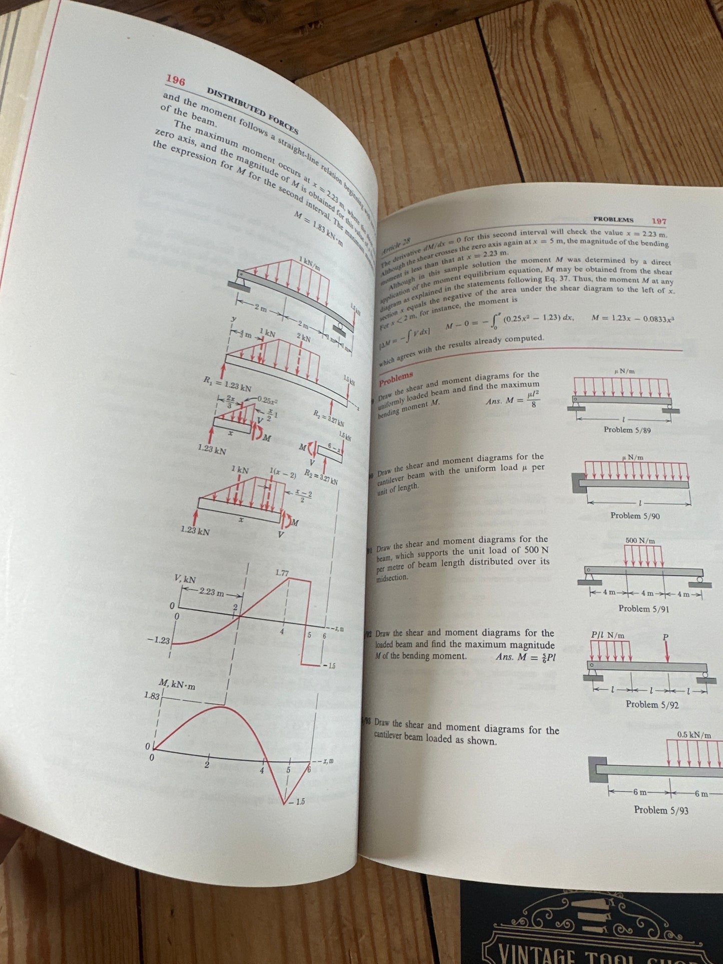 XBN84 Vintage BOOK SI Version STATICS by J.L.Meriam