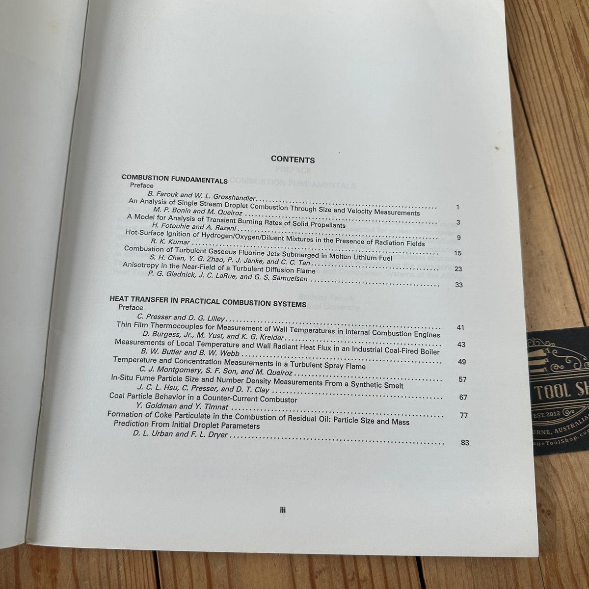 XBN94 Vintage BOOK HEAT TRANSFER in Combustion Systems 1990 by B.Farouk, W.L.Grosshandler, D.G.Lilley, C.Presser