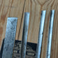 N1762 Vintage 4 x ADDIS Carving GOUGE CHISEL Set