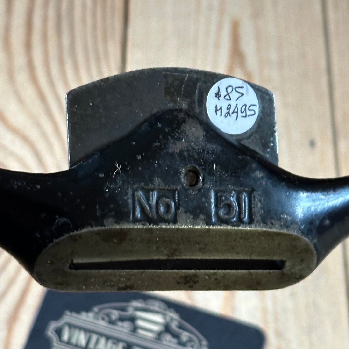 H2495 Vintage STANLEY Canada Sweetheart era No.51 flat SPOKESHAVE spoke shave
