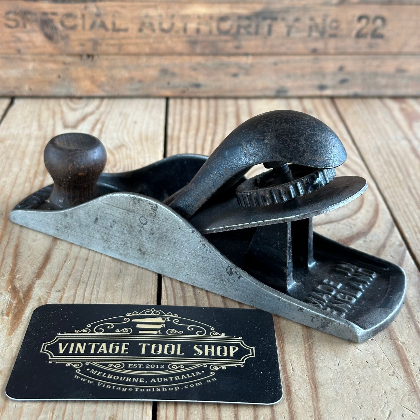 H842 Vintage STANLEY England No.110 Block PLANE