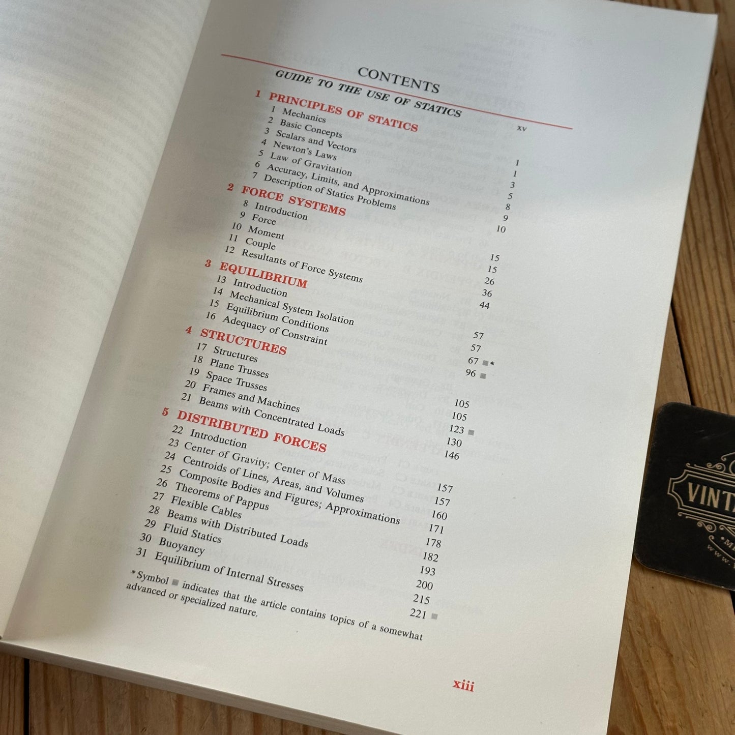 XBN84 Vintage BOOK SI Version STATICS by J.L.Meriam