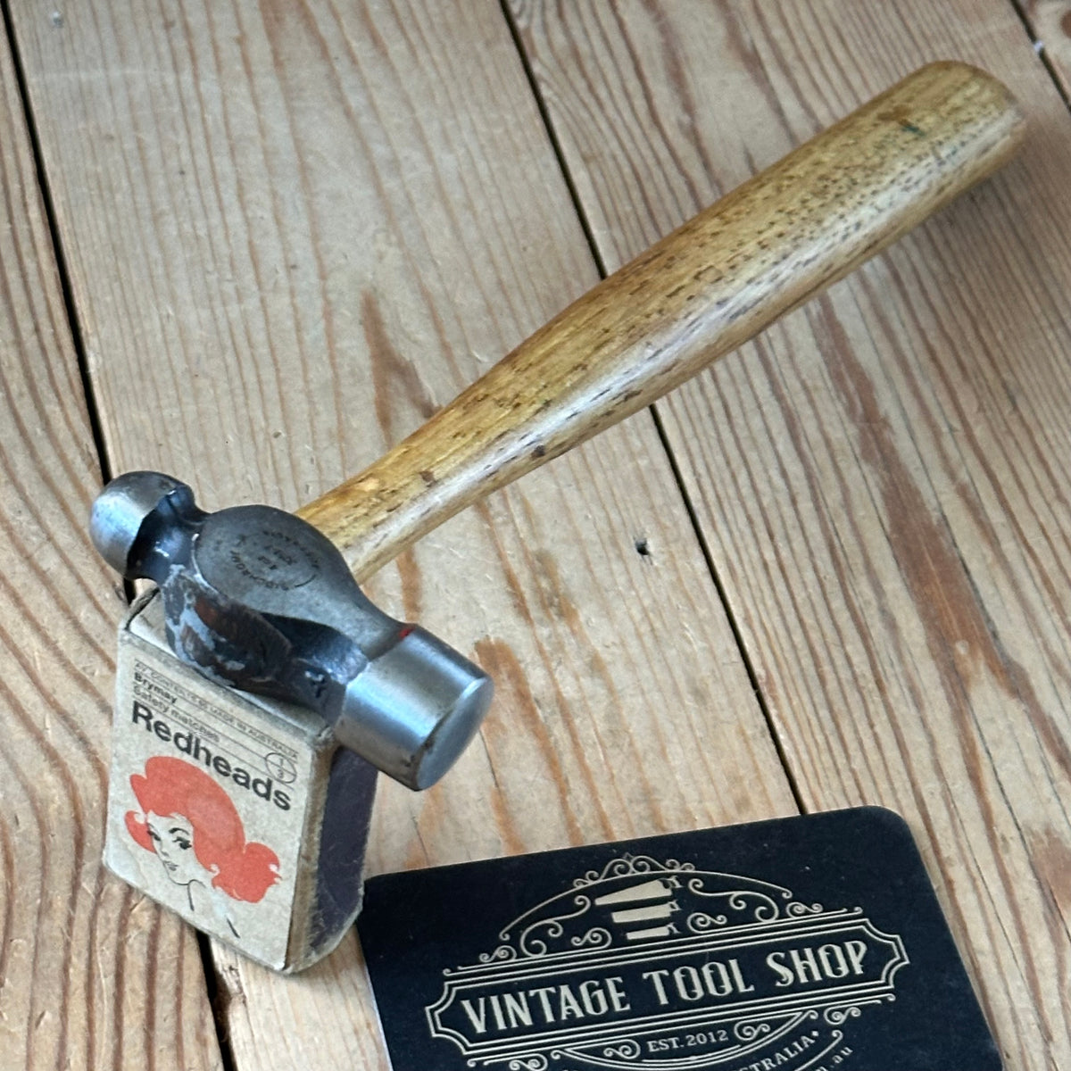 N1858 RARE SIZE! Vintage SIDCHROME Australia small 4oz BALL PEEN pein Hammer