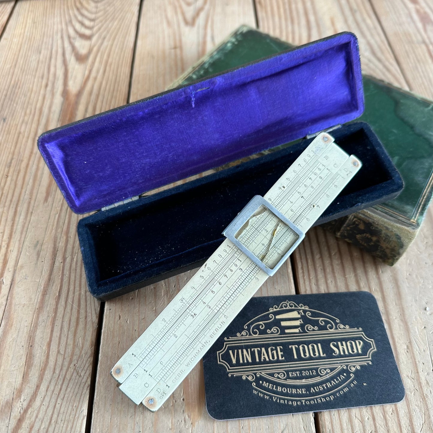 H1660 Vintage A.E.G. Berlin SLIDE RULER