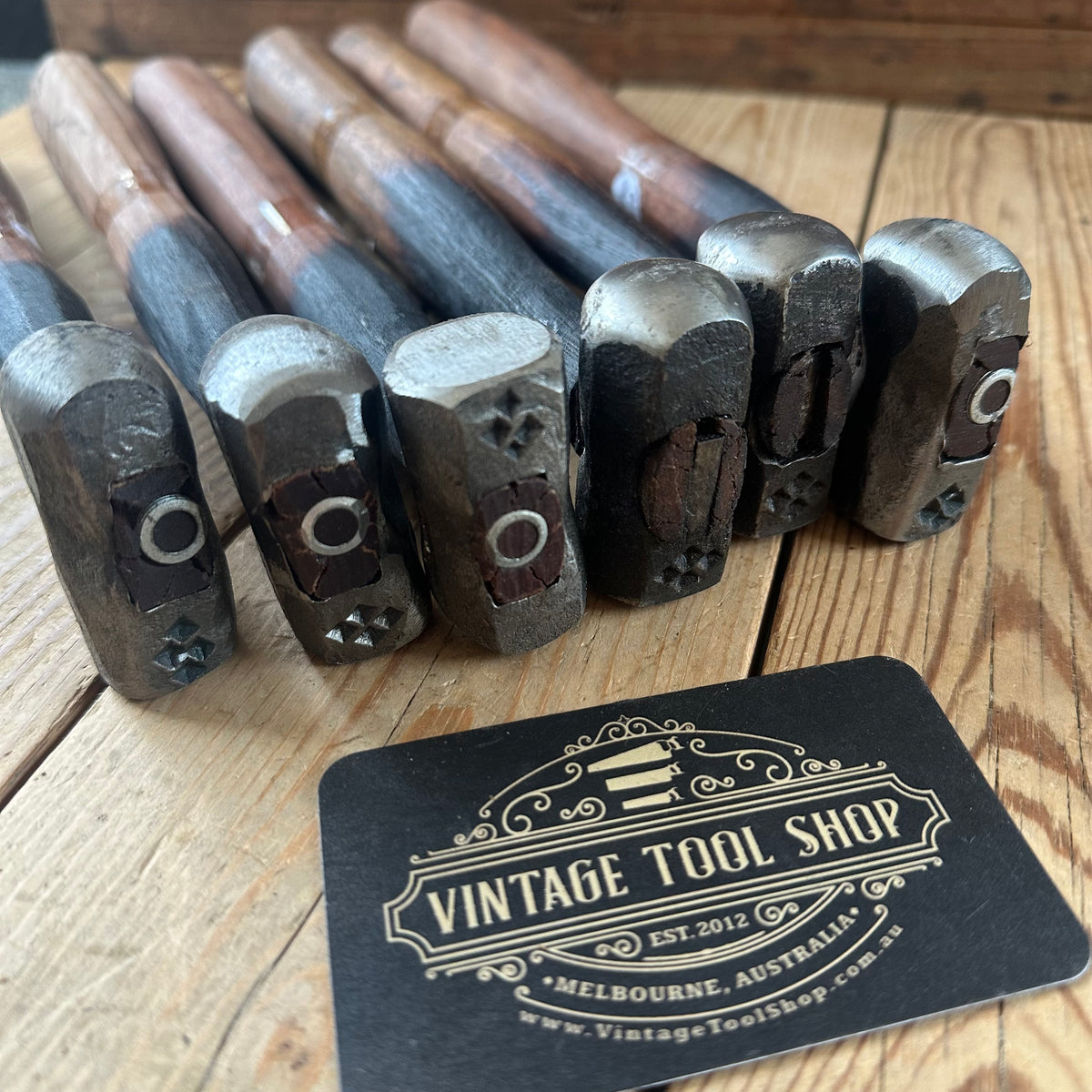 JMB Blacksmith made SMALL HAND FORGED 1045 steel DOUBLE FACE HAMMERS. Made by Jacob Marcus BONESAW lot2
