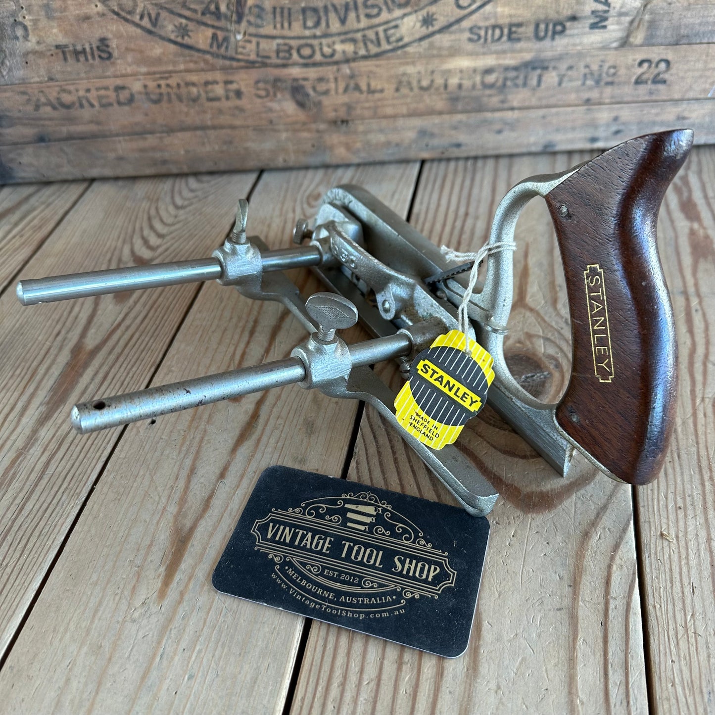 H1871 Vintage STANLEY England No.50 plough Plow PLANE