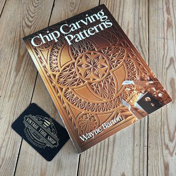 BO93 Vintage 1990 CHIP CARVING PATTERNS BOOK by Wayne Barton