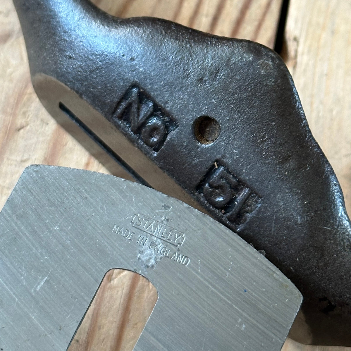 N1849 Vintage STANLEY England No.51 flat base SPOKESHAVE