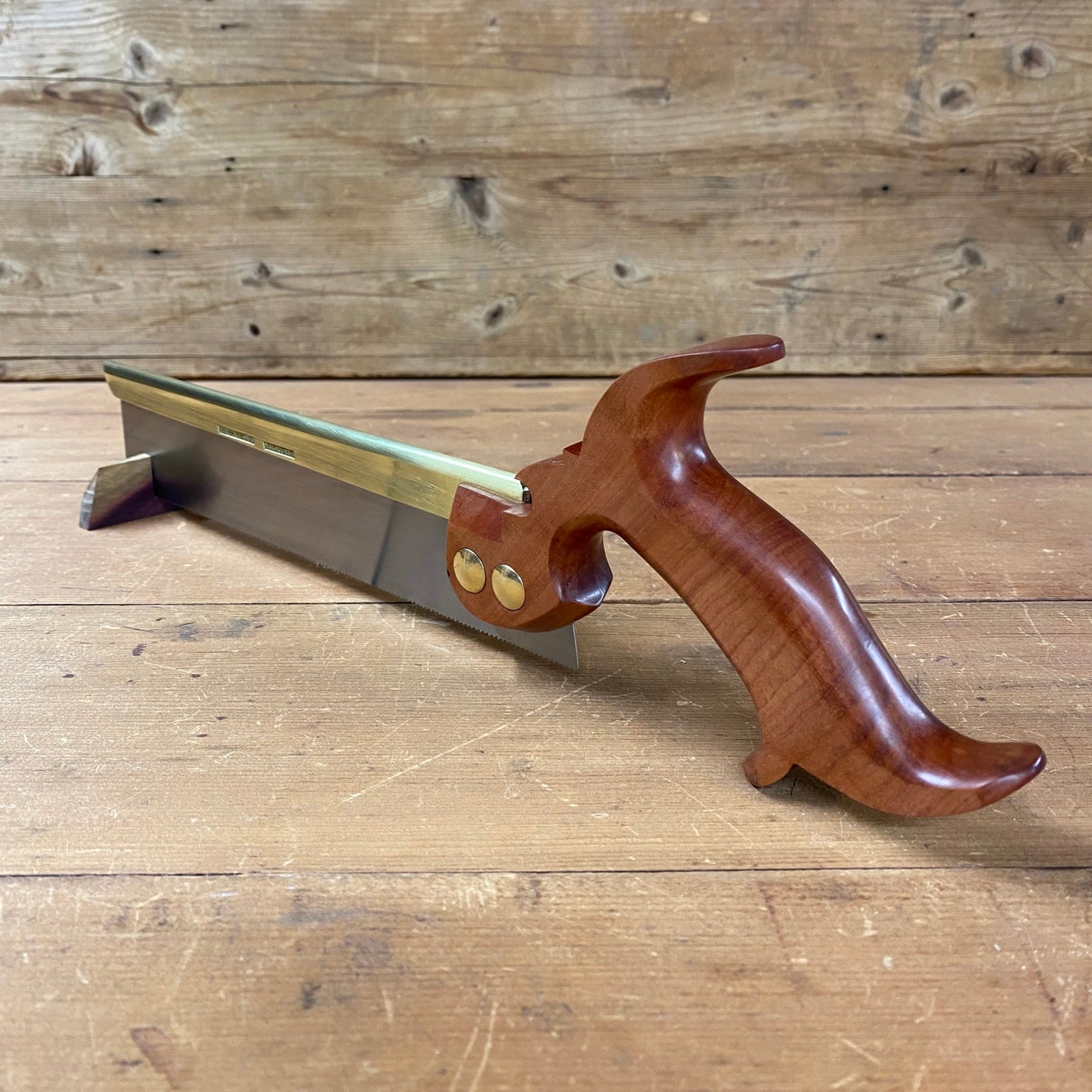 VHS189 HERITAGE SAWS Custom 10” CARLTON model 15 ppi DOVETAIL SAW with TAS MYRTLE Handle