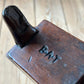 Y187 Antique FRENCH FRUITWOOD Wooden PLANE display