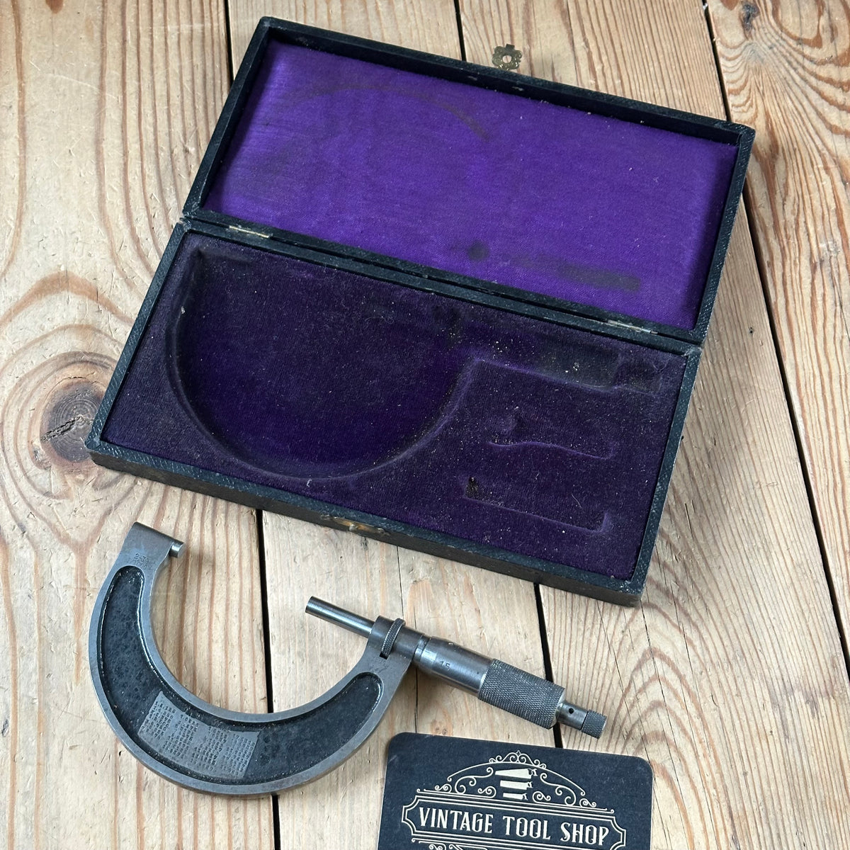 H2611 Vintage ZEUS Germany MICROMETER IOB