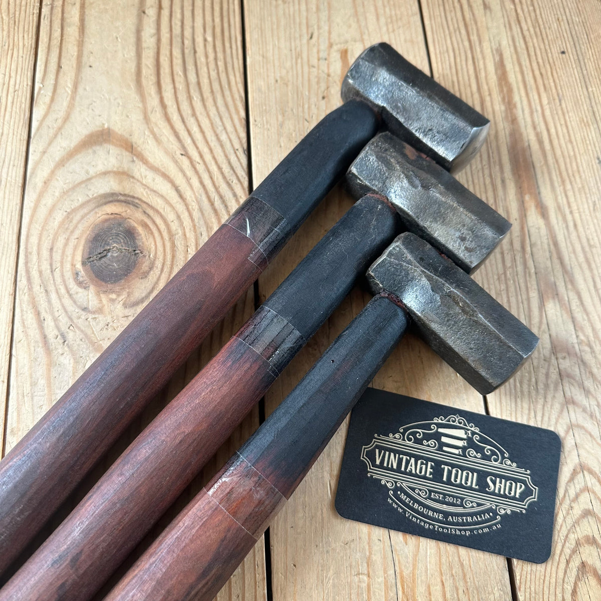 JMB Blacksmith made LARGE HAND FORGED 1045 steel DOG HEAD HAMMERS. Made by Jacob Marcus BONESAW