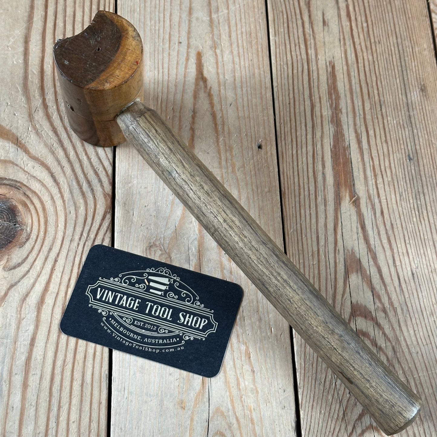 H2456 Vintage SAILMAKERS Lignum Vitae SERVING MALLET